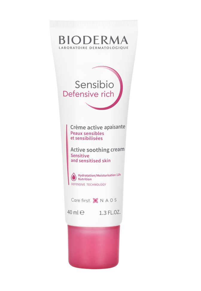 BIODERMA Sensibio Defensive rich aktivní zklidňujicí krém s výživnou texturou 40 ml BIODERMA