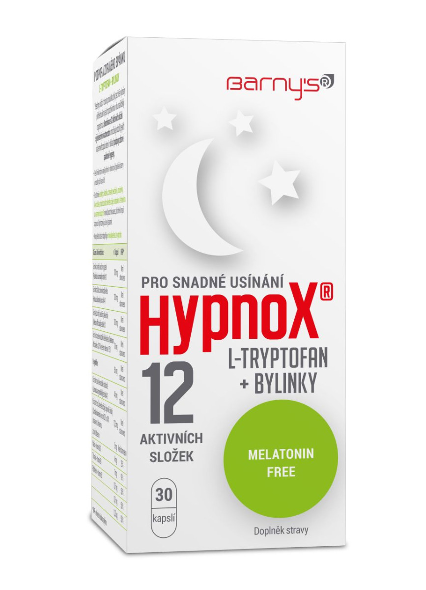Barny´s HypnoX® l-tryptofan + bylinky 30 kapslí Barny´s