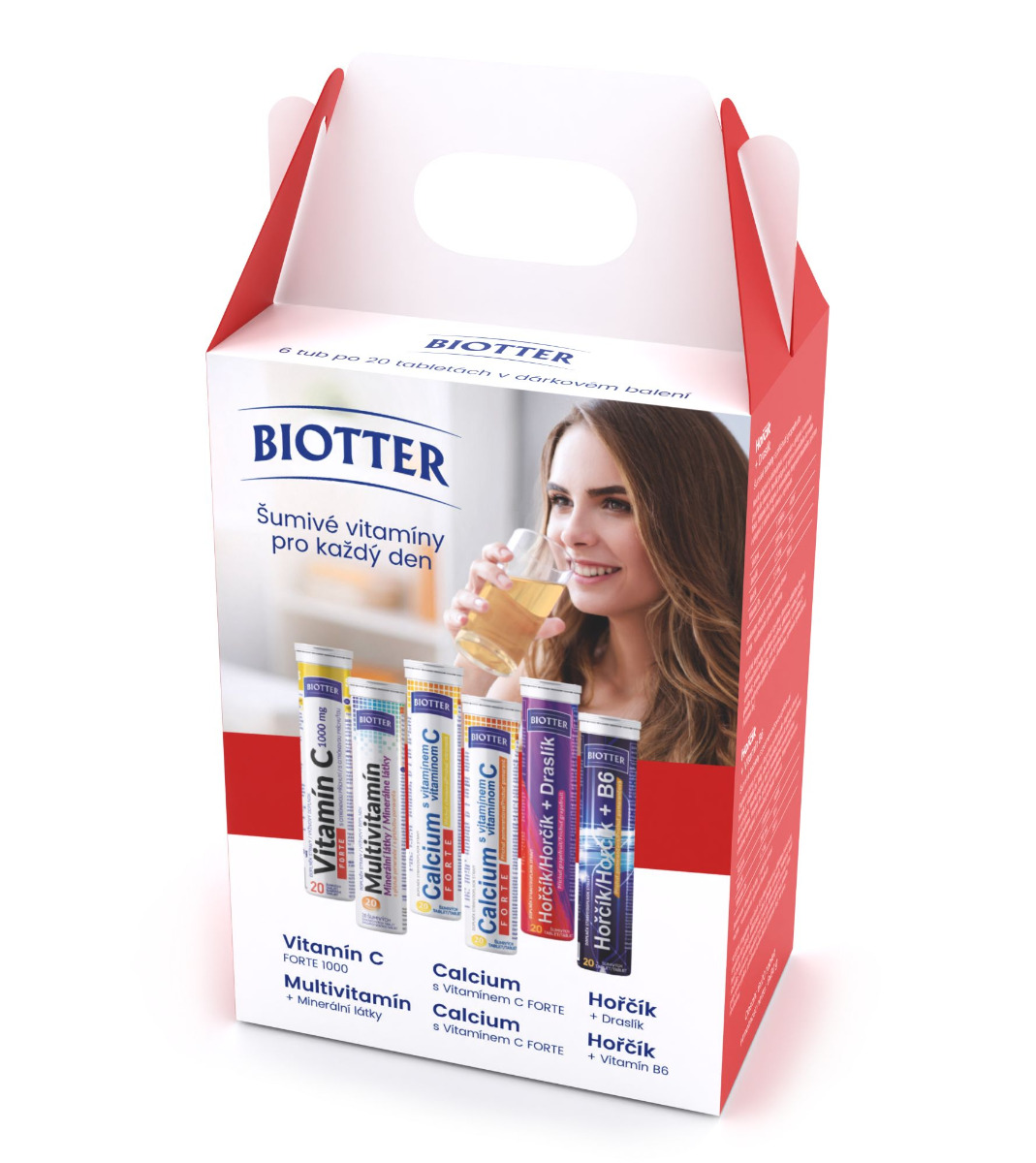 Biotter Šumivé vitamíny pro každý den 6x20 ks Biotter