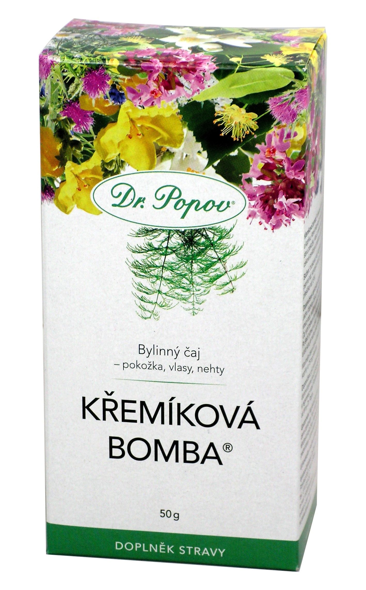 Čaj Křemíková bomba Dr.Popov 50g sypaný MEKKA Dr. Popov