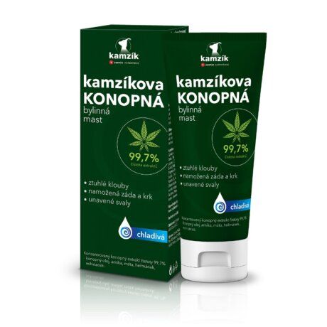 Cemio Kamzíkova konopná bylinná mast chladivá 200 ml Cemio