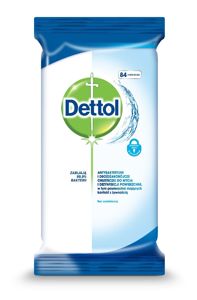 Dettol Antibakteriální ubrousky na povrchy 84 ks Dettol