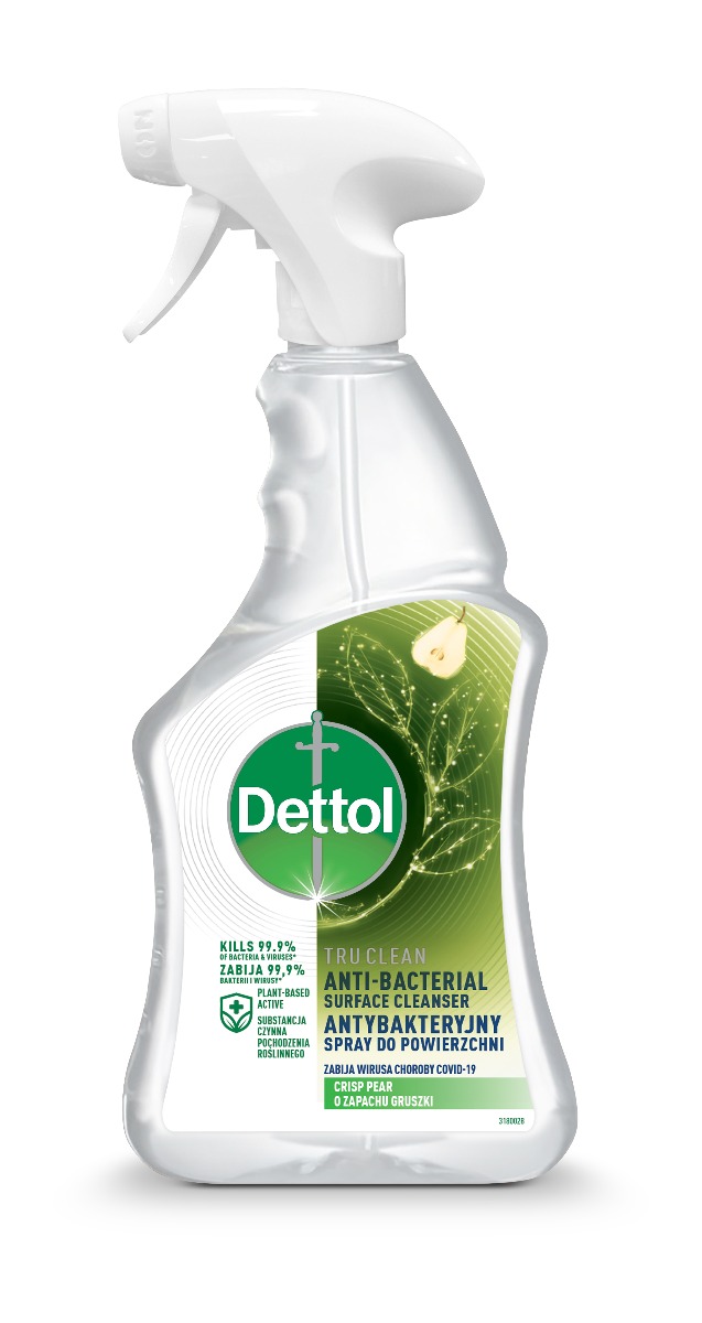 Dettol TRU CLEAN Desinfekční sprej na povrchy 750 ml jemná hruška Dettol