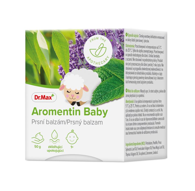 Dr.Max Aromentin Baby prsní balzám 50 g Dr.Max