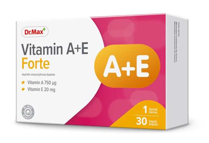 Dr.Max Vitamin A + E Forte 30 kapslí Dr.Max