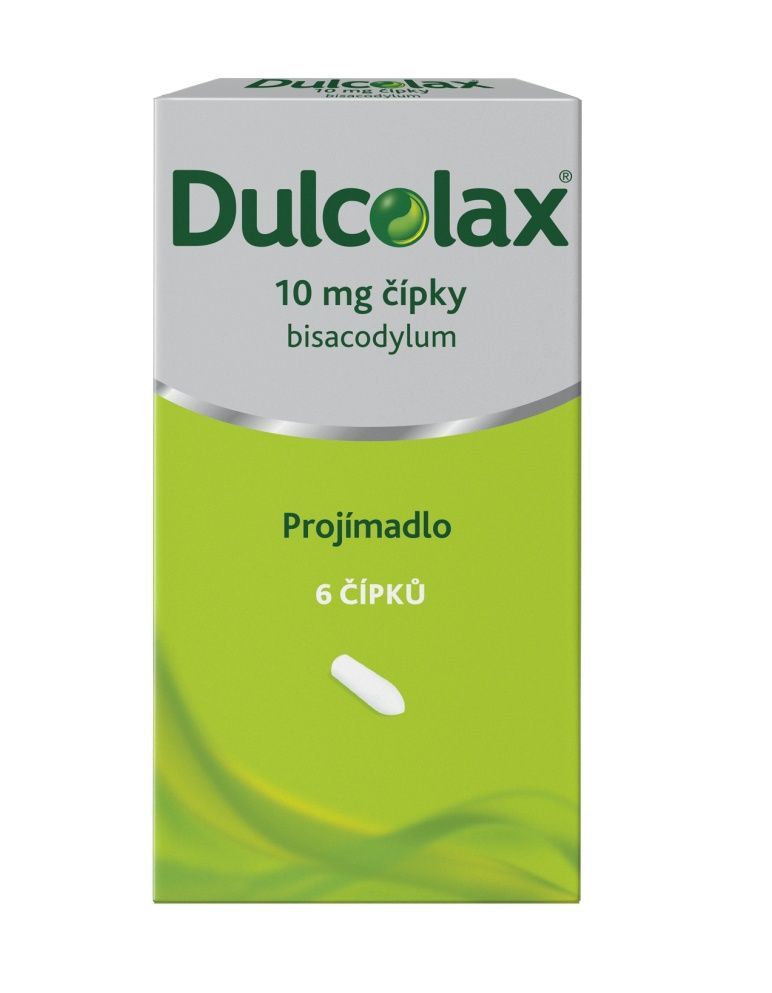 Dulcolax 10 mg 6 čípků Dulcolax