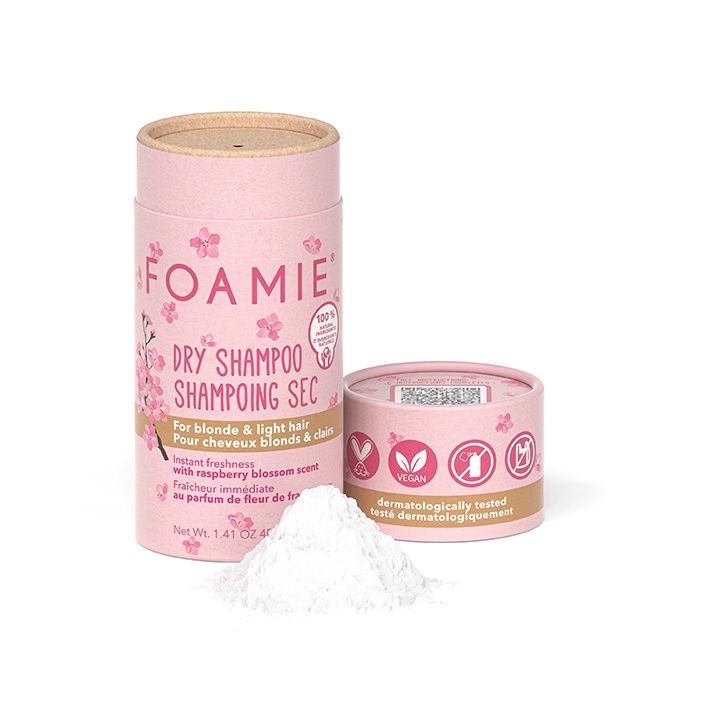 Foamie Dry Shampoo Berry suchý šampon pro blond vlasy 40 g Foamie