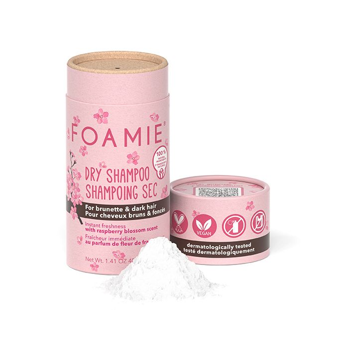 Foamie Dry Shampoo Berry suchý šampon pro tmavé vlasy 40 g Foamie