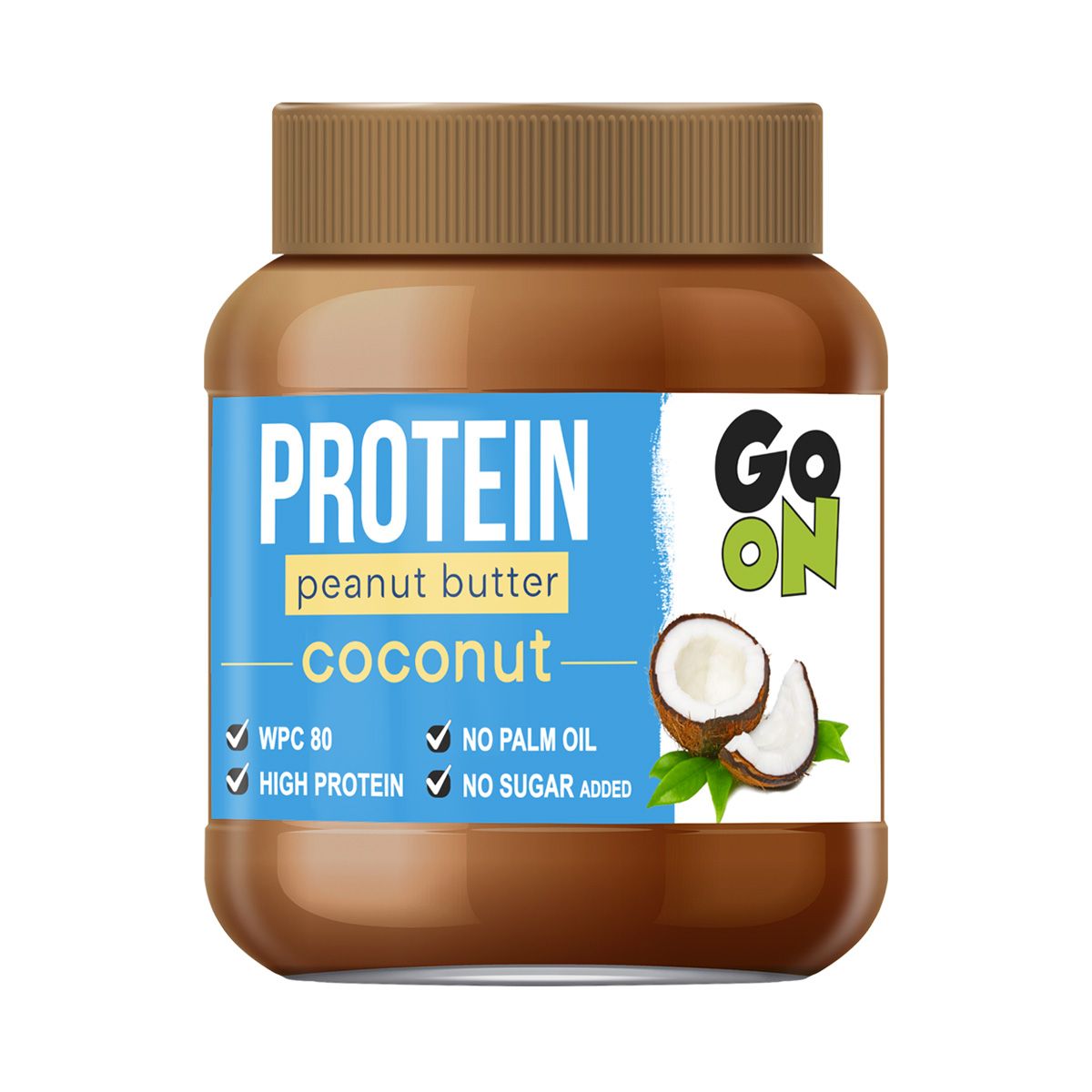 GO ON! Proteinové arašídové máslo kokos 350 g GO ON!