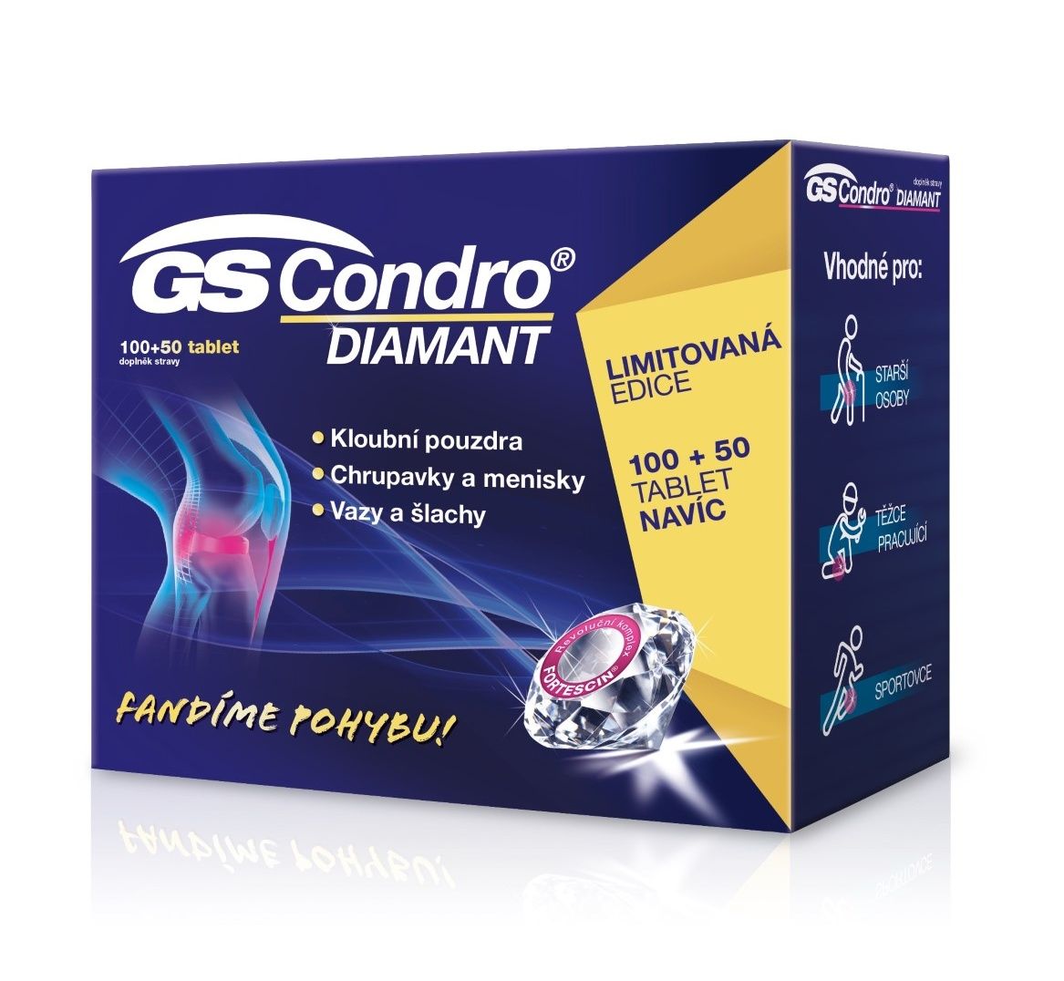GS Condro Diamant 100+50 tablet limitovaná edice 2022 GS