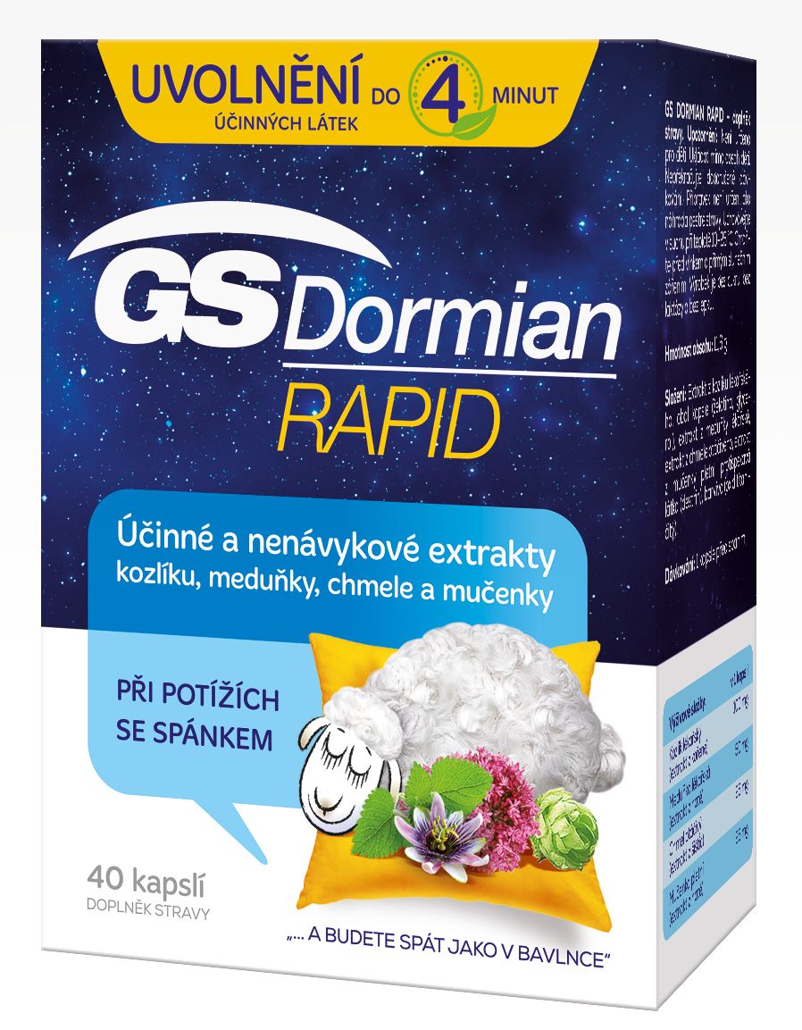 GS Dormian Rapid 40 kapslí GS