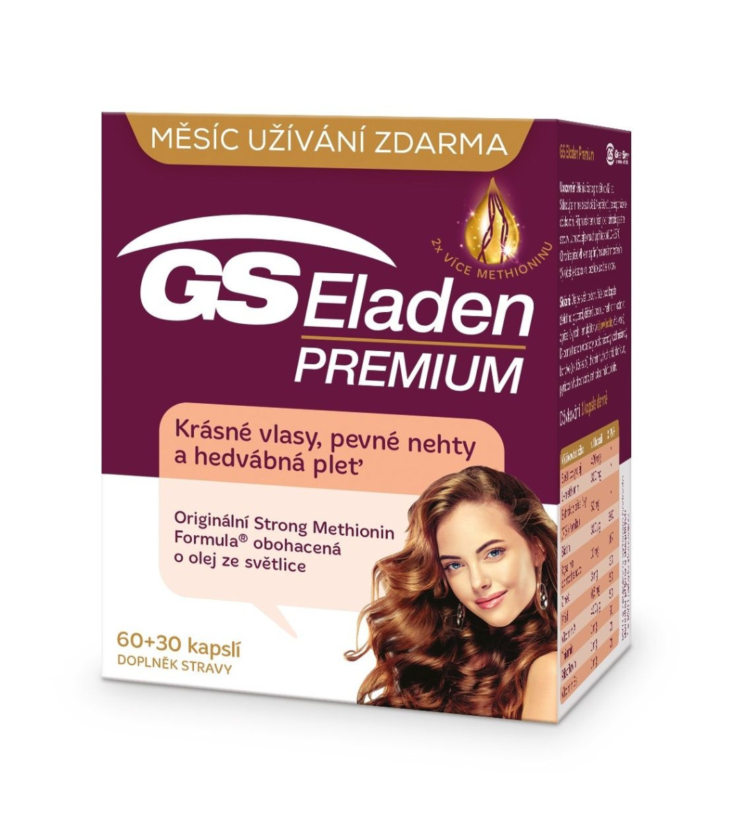 GS Eladen Premium 60+30 kapslí GS