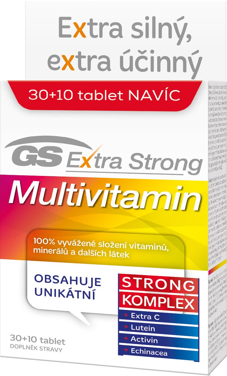 GS Extra Strong Multivitamin 30+10 tablet GS