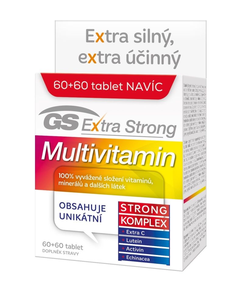 GS Extra Strong Multivitamin 60+60 tablet GS