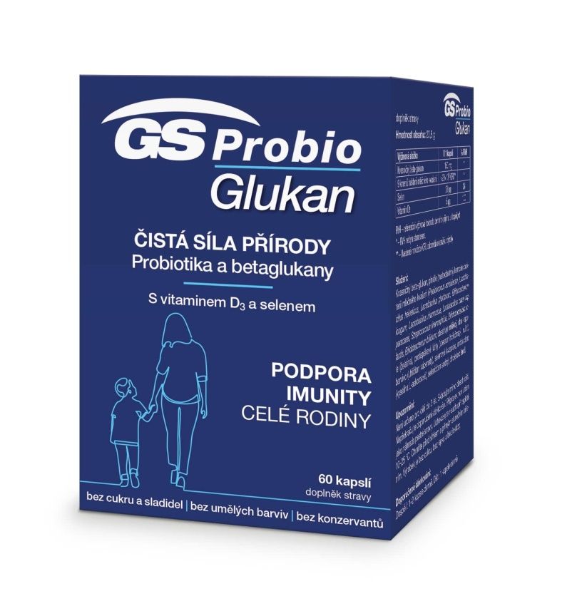 GS ProbioGlukan 60 kapslí GS
