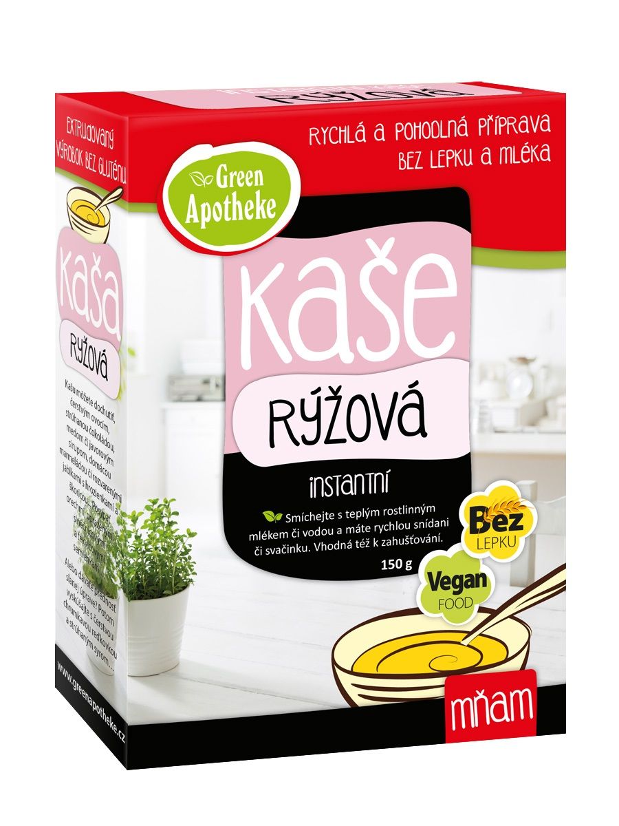 Green Apotheke Kaše rýžová krabička 150 g Green Apotheke