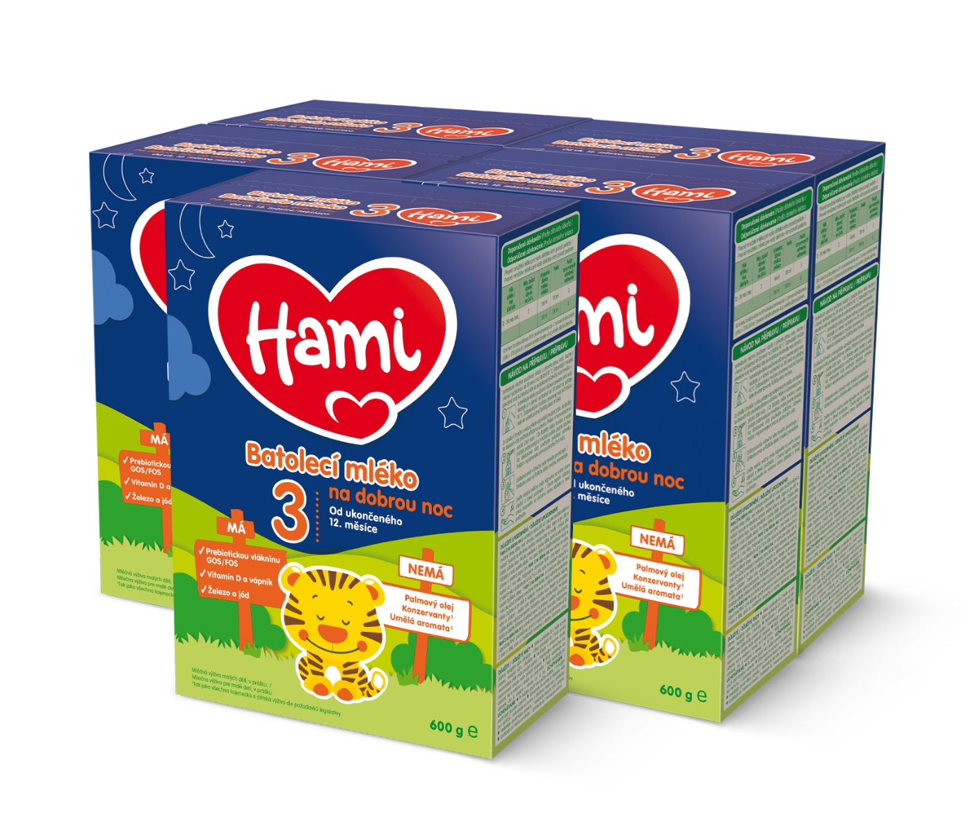 Hami 3 Na dobrou noc 5x600 g Hami