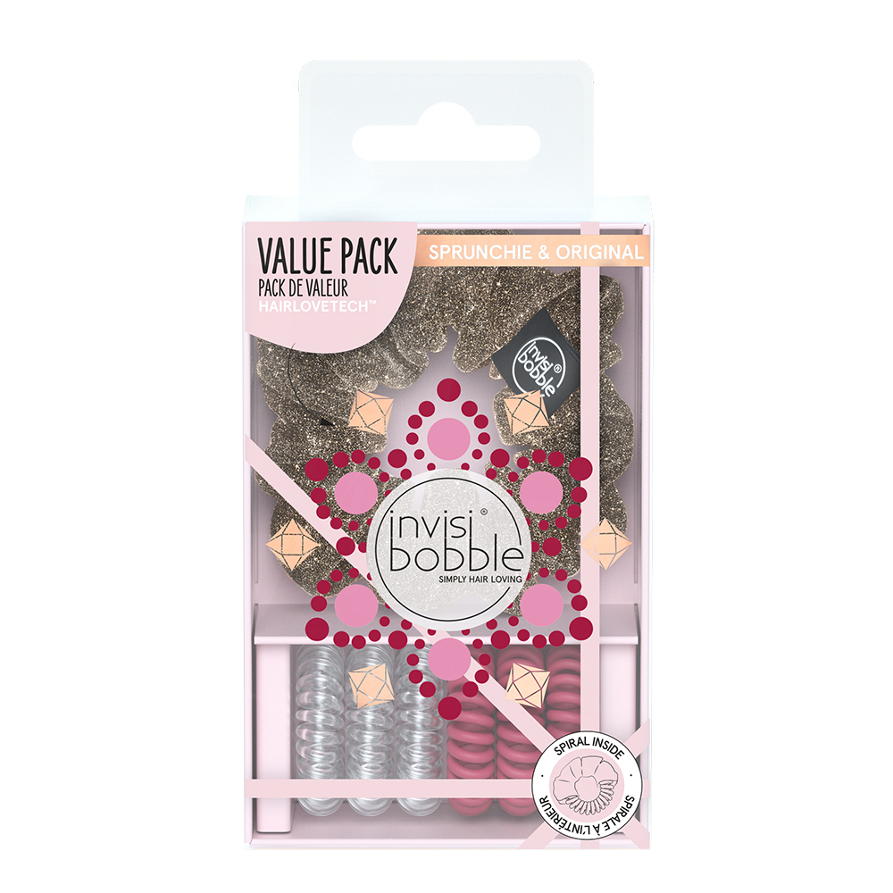 Invisibobble British Royal Duo Queen for a Day gumičky do vlasů 7 ks Invisibobble