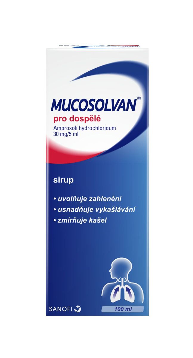 Mucosolvan pro dospělé sirup 100 ml Mucosolvan