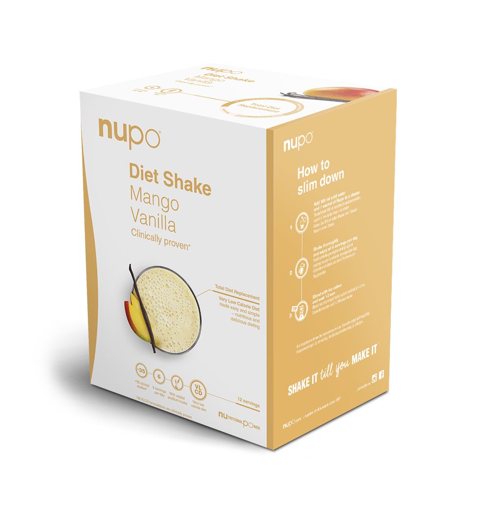 NUPO Dieta Šejk mango-vanilka 12x32 g NUPO