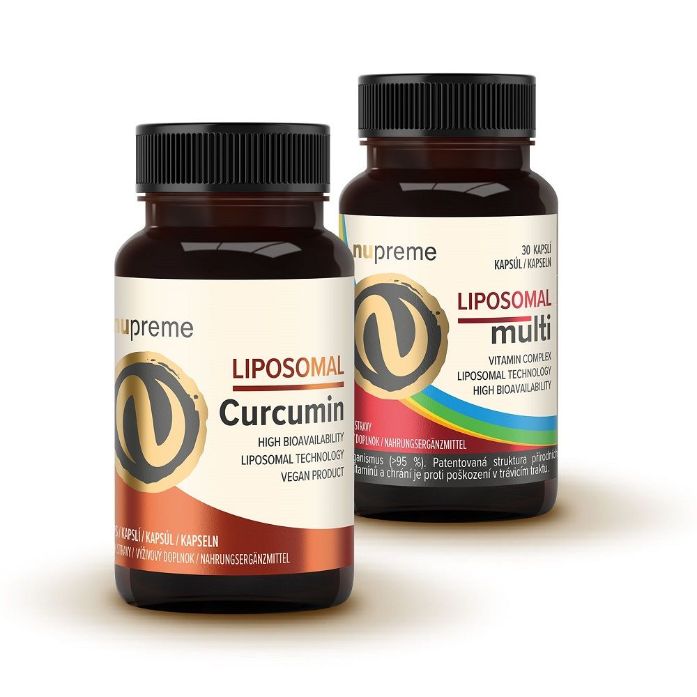 Nupreme Liposomal Curcumin + Multivitamin 30+30 kapslí Nupreme