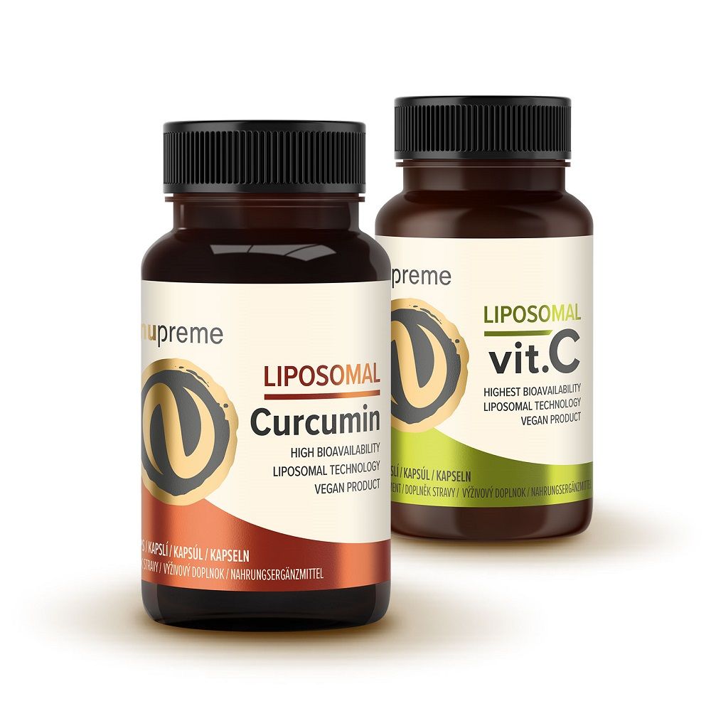 Nupreme Liposomal Curcumin + Vitamin C 30+30 kapslí Nupreme