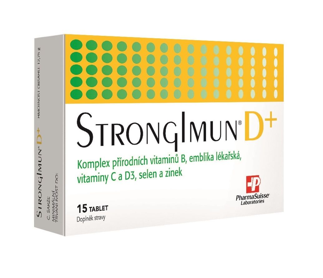 PharmaSuisse STRONGIMUN D+ 15 tablet PharmaSuisse