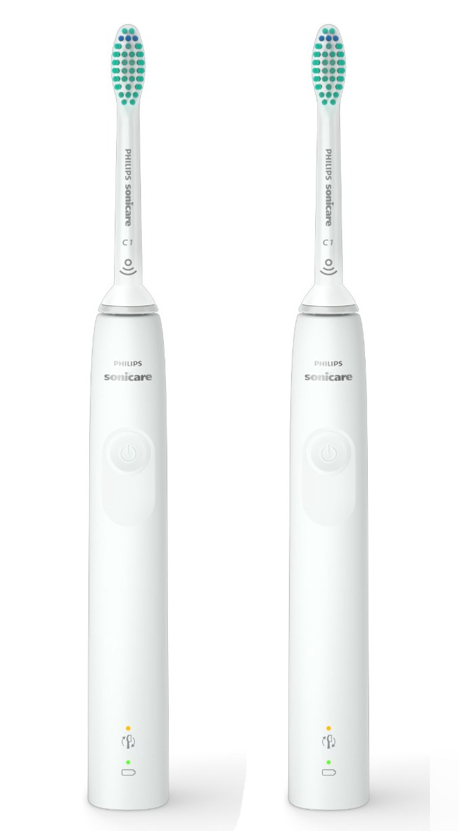 Philips Sonicare 3100 HX3675/13 sonické zubní kartáčky 1+1 ks bílé Philips Sonicare