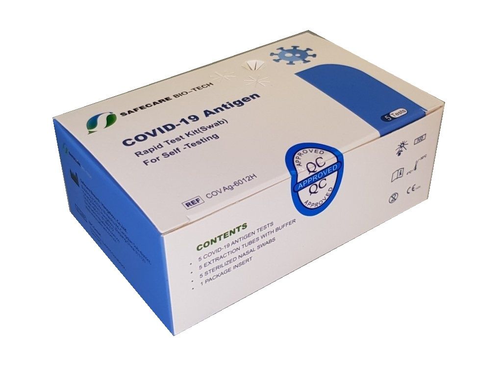 SAFECARE COVID-19 Antigen Rapid Test 5 ks SAFECARE
