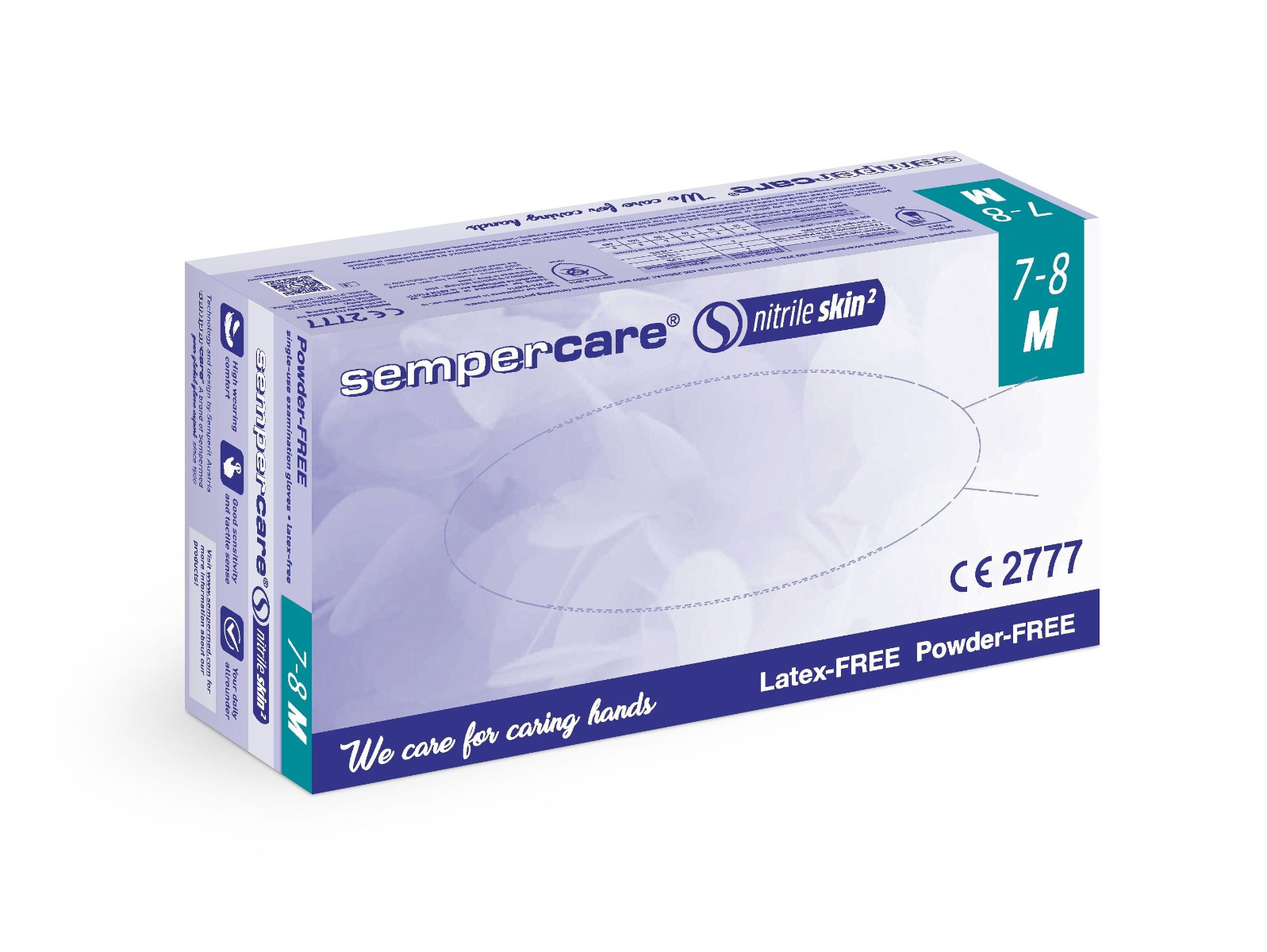 Sempercare Nitril Skin2 Jednorázové rukavice vel. M 200 ks Sempercare