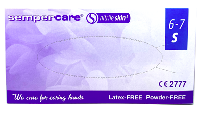 Sempercare Nitril Skin2 Jednorázové rukavice vel. S 200 ks Sempercare