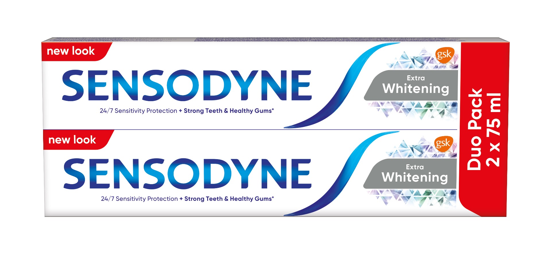Sensodyne Extra Whitening zubní pasta 2x75 ml Sensodyne