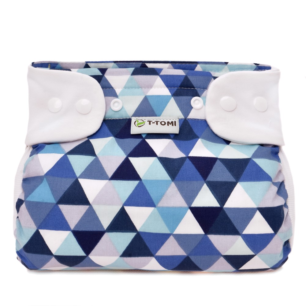 T-tomi Ortopedické abdukční kalhotky patentky 3–6 kg 1 ks blue triangles T-tomi