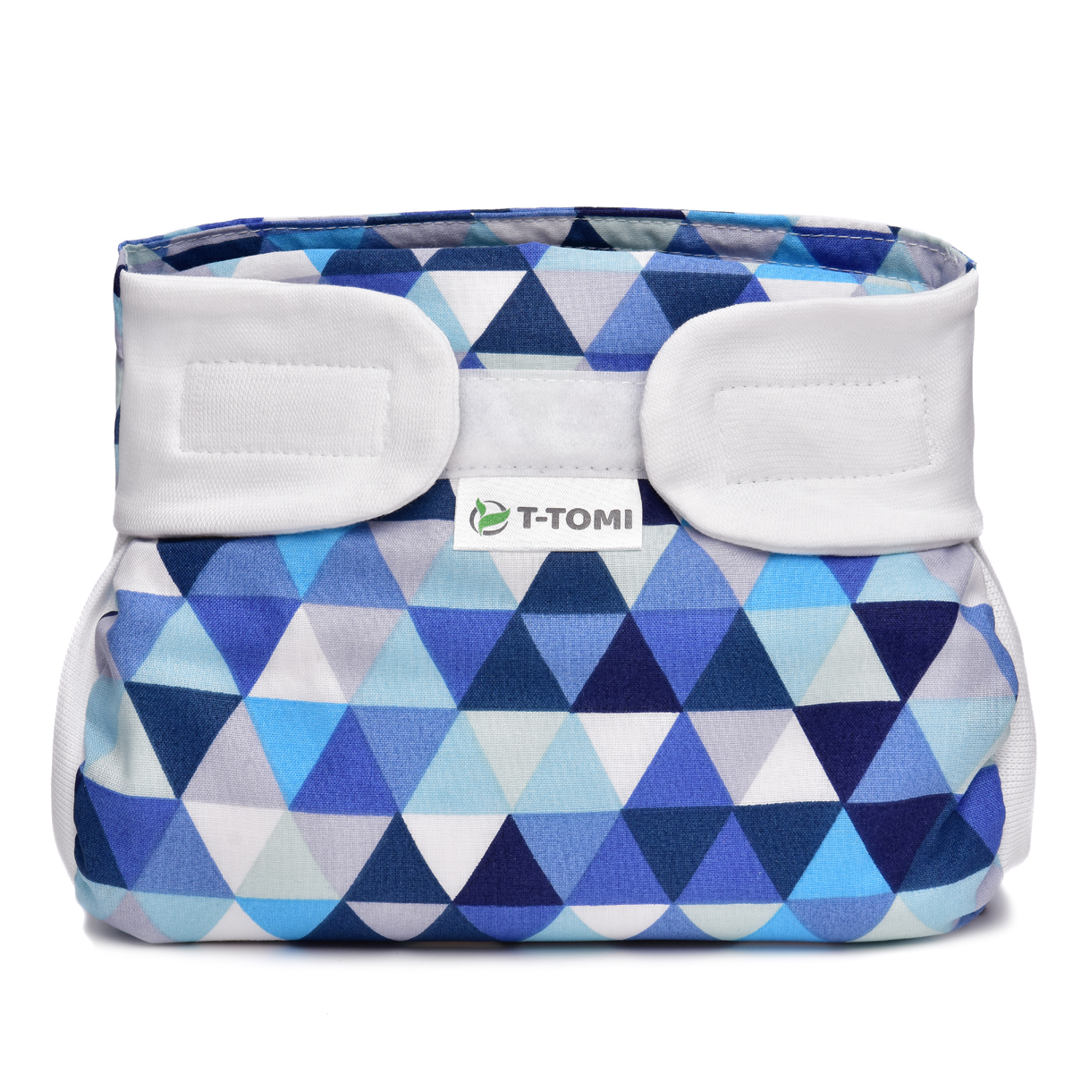 T-tomi Ortopedické kalhotky suchý zip 3–6 kg 1 ks blue triangles T-tomi
