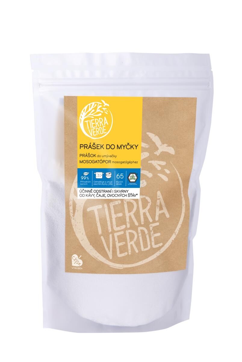 Tierra Verde Prášek do myčky zip sáček 1 kg Tierra Verde