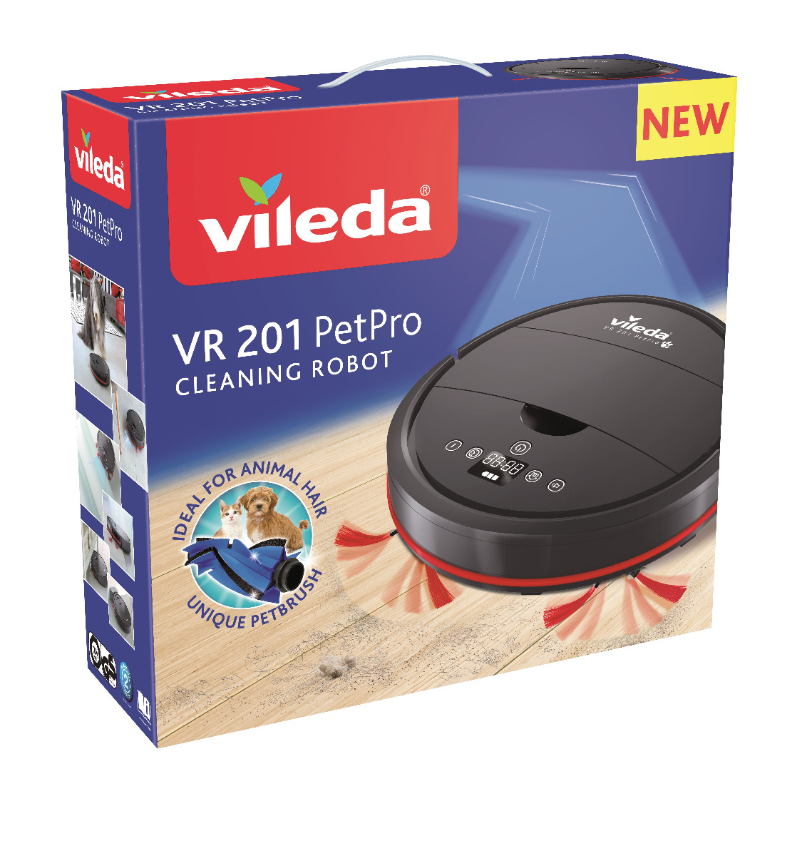 Vileda VR201 PetPro robotický vysavač Vileda