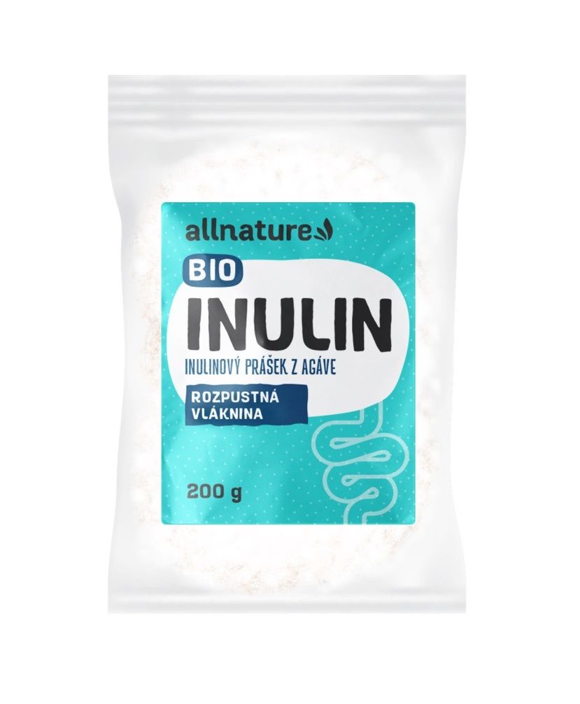 Allnature Inulin rozpustná vláknina BIO 200 g Allnature