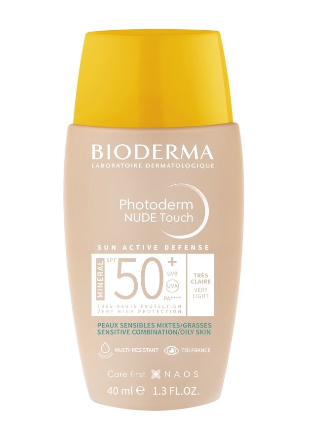 BIODERMA Photoderm NUDE Touch velmi světlý SPF50+ 40 ml BIODERMA