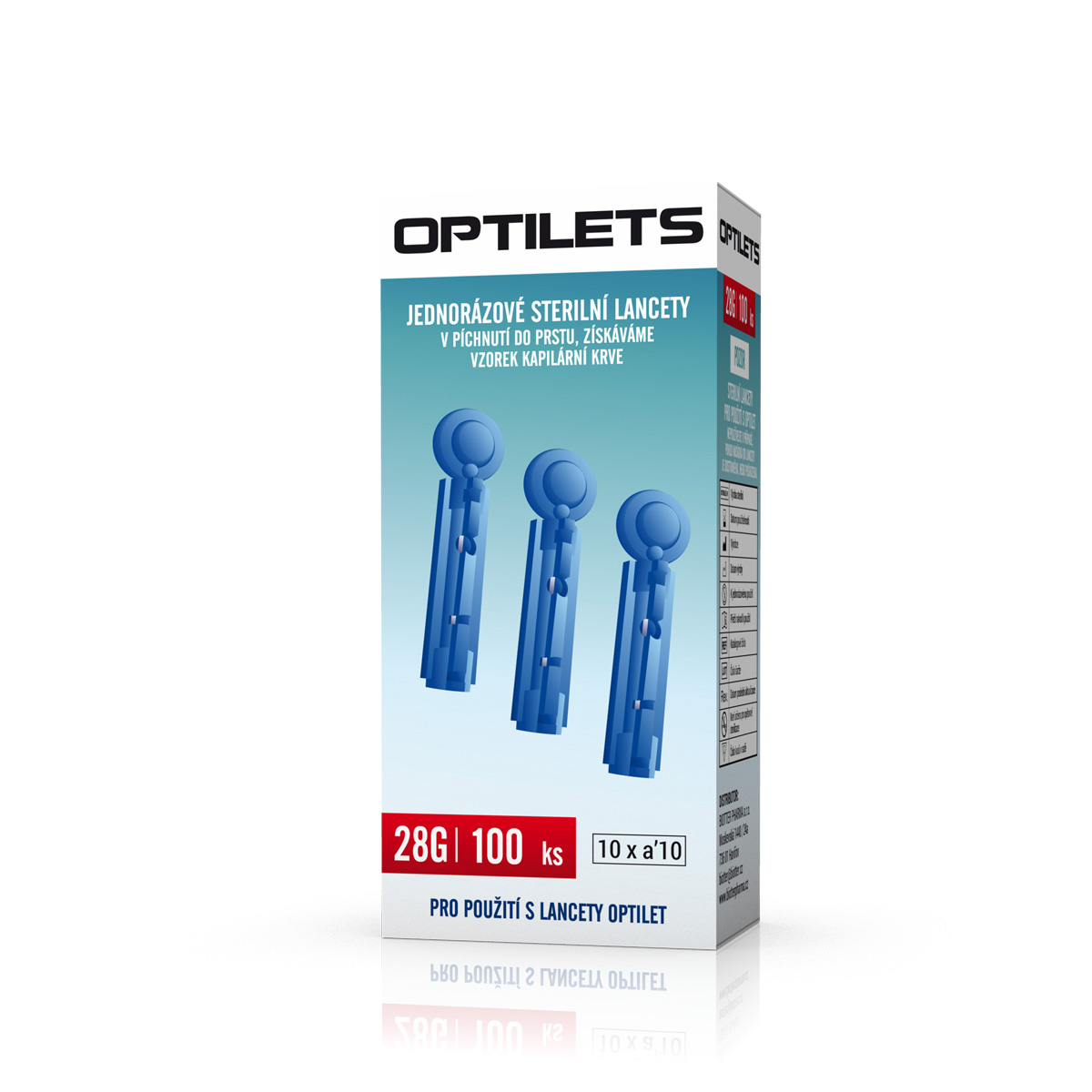 Biotter OPTILETS jednorázové lancety 100 ks Biotter