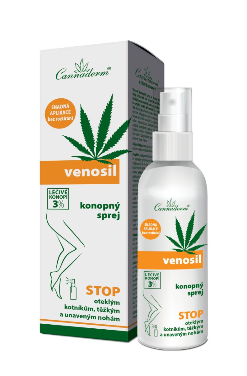 Cannaderm Venosil konopný sprej 150 ml Cannaderm