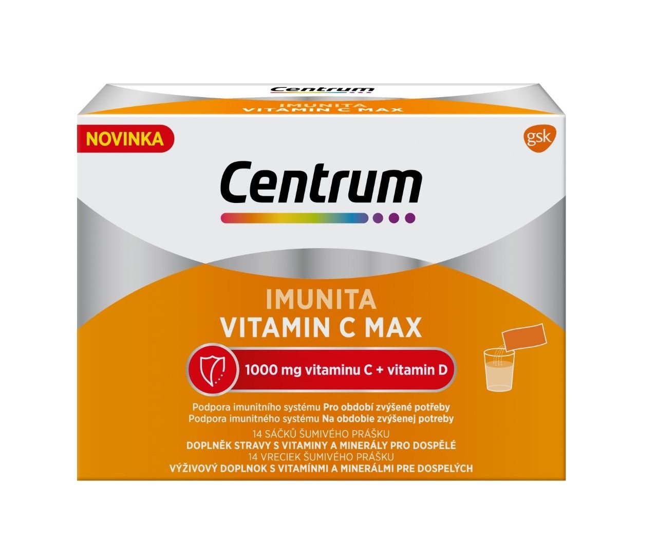 Centrum Imunita Vitamin C Max 14 sáčků Centrum
