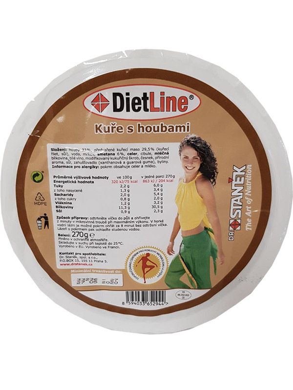 DietLine Kuře s houbami 270 g DietLine