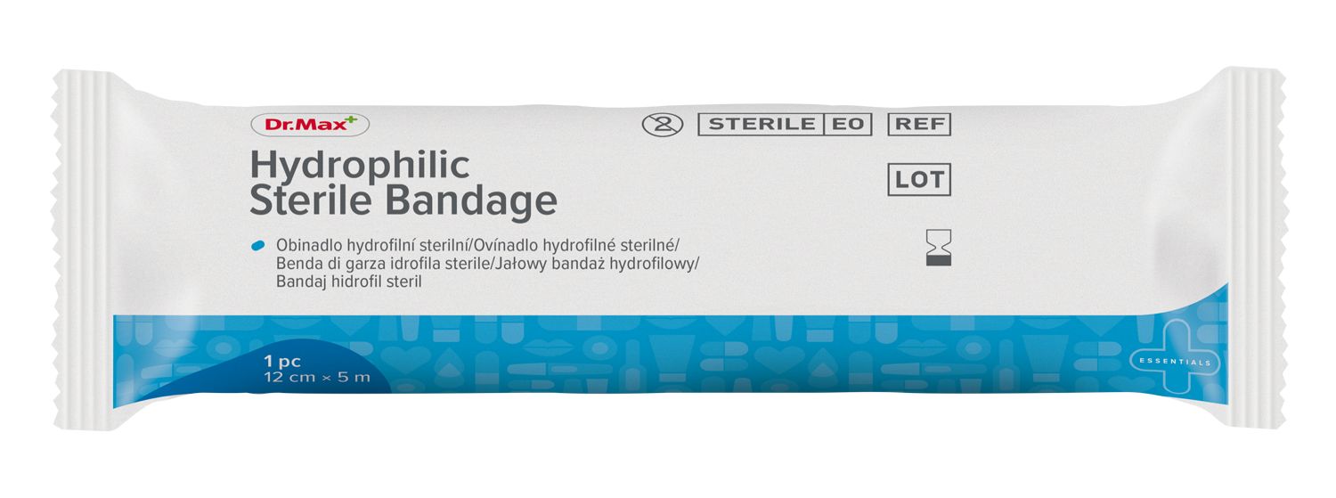 Dr.Max Hydrophilic Sterile Bandage 12 cm x 5 m 1 ks Dr.Max