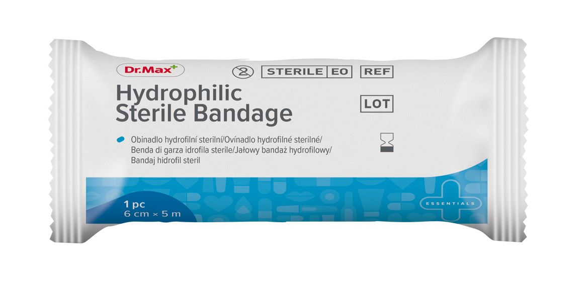 Dr.Max Hydrophilic Sterile Bandage 6 cm x 5 m 1 ks Dr.Max