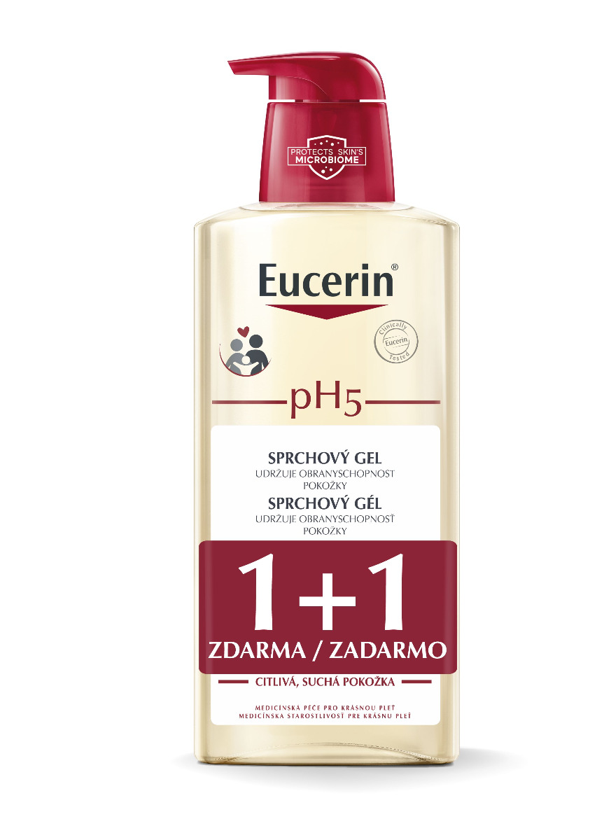 Eucerin Ph5 Sprchový gel 1+1 2x400 ml Eucerin