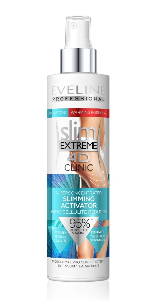 Eveline Slim Extreme 4D Clinic aktivátor s hřejivým efektem 200 ml Eveline