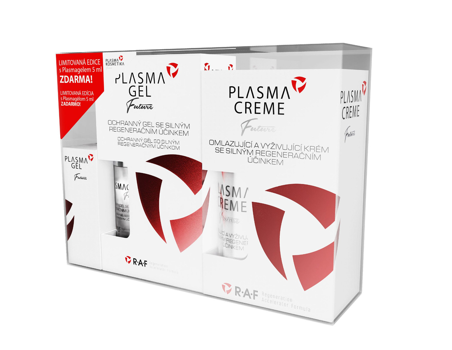 Future Medicine Plasma kosmetika Limitovaná edice gel 30 ml + krém 30 ml + gel 5 ml Future Medicine