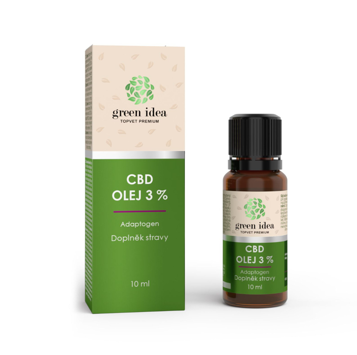 Green idea CBD 3% olej 10 ml Green idea