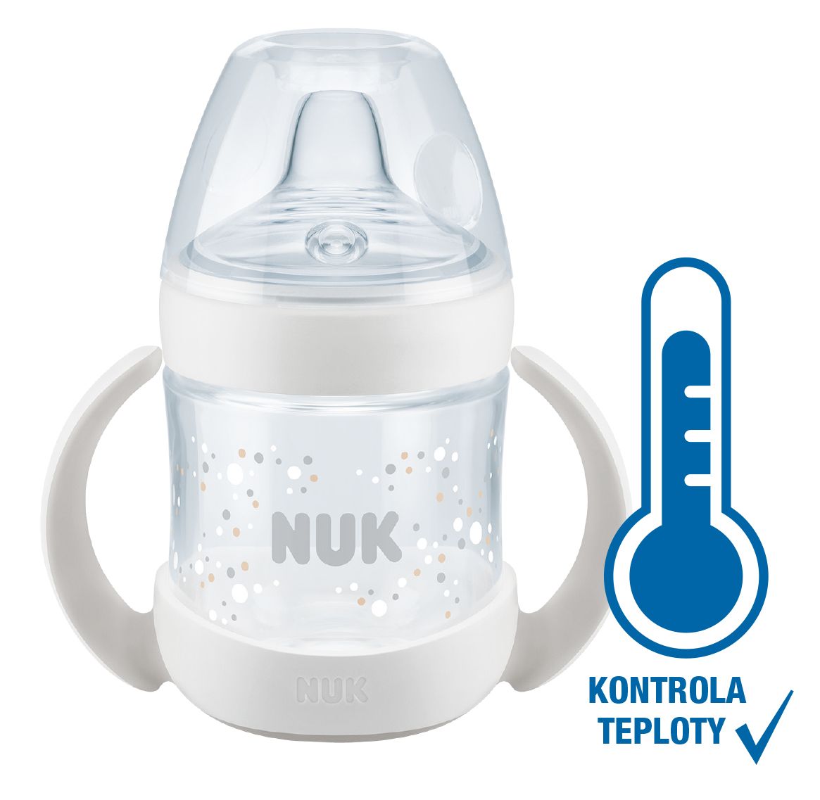 NUK Lahvička na učení Nature Sense s kontrolou teploty 150 ml 1 ks NUK