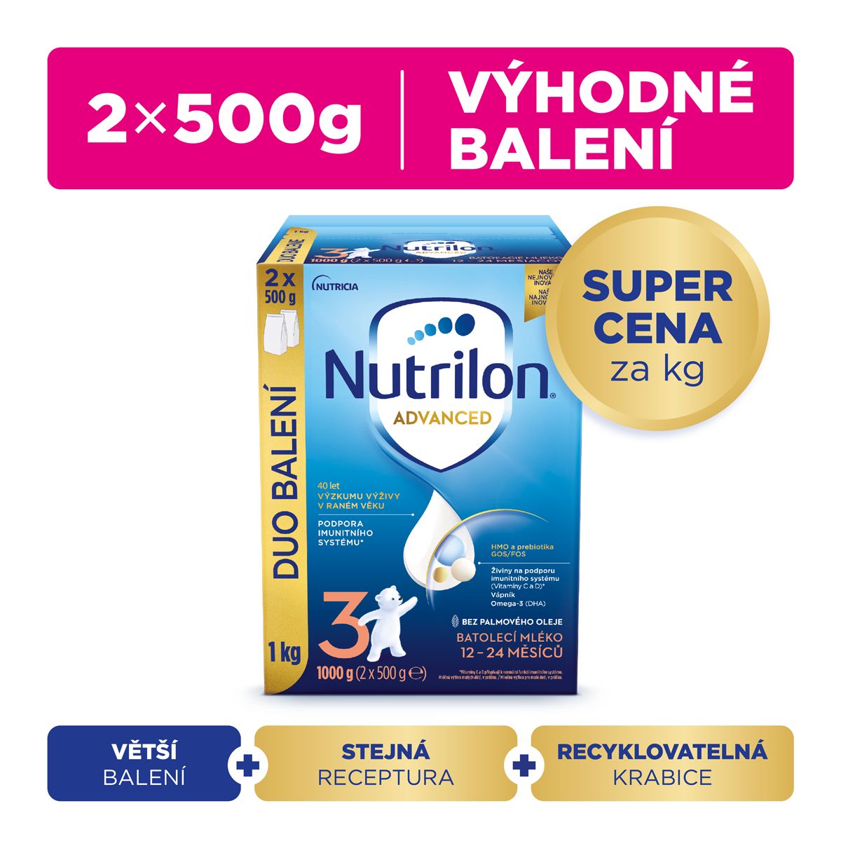 Nutrilon Advanced 3 1000 g Nutrilon